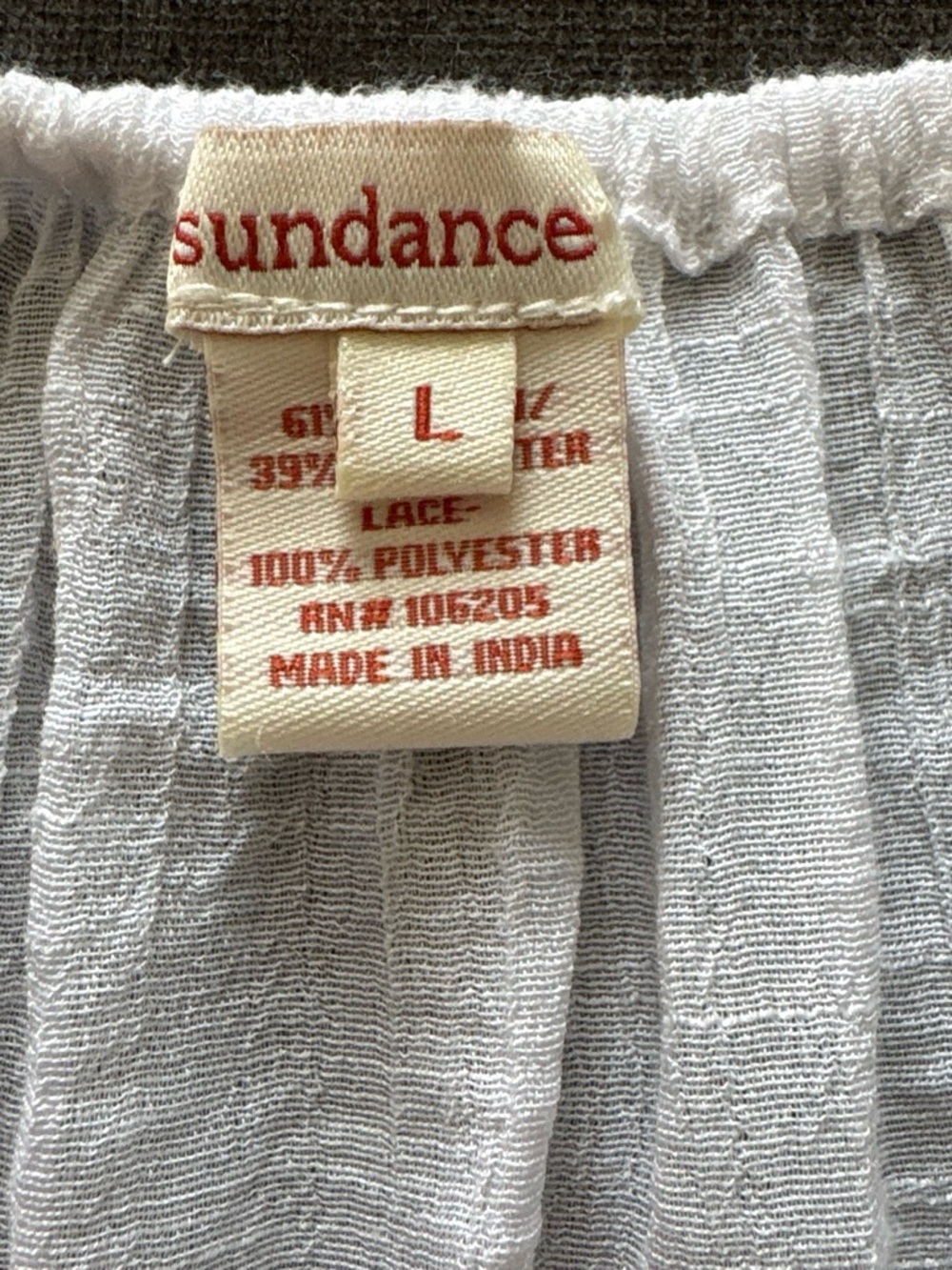 Sundance women’s ELEGANT OFF SHOULDER WHITE LACE oversized TOP WITH BELL SLEEVE - Picture 6 of 10